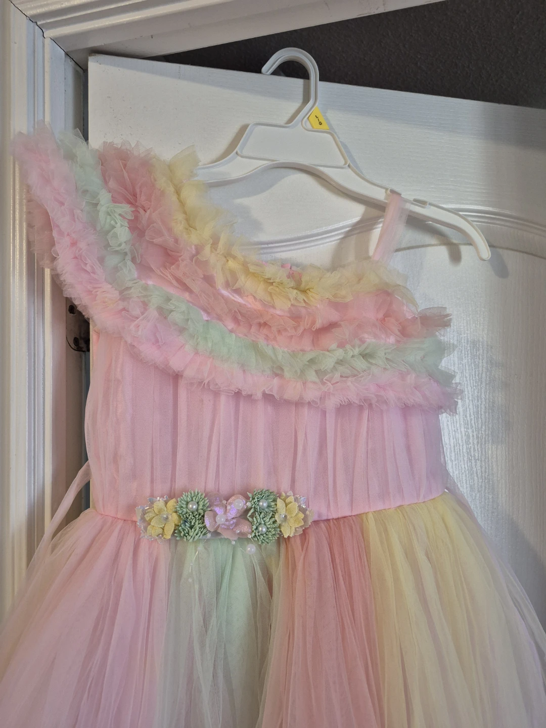 Rainbow Dress girls party wear - photo 3