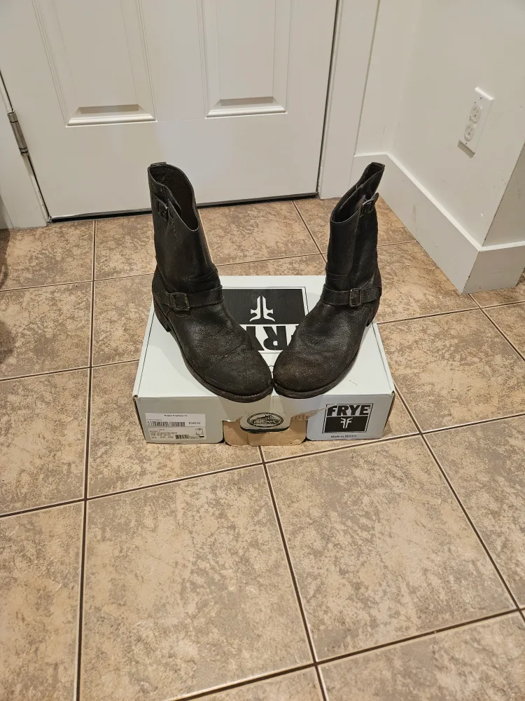 Frye Engineer 13R Leather Boots - Brown image indicator(2)