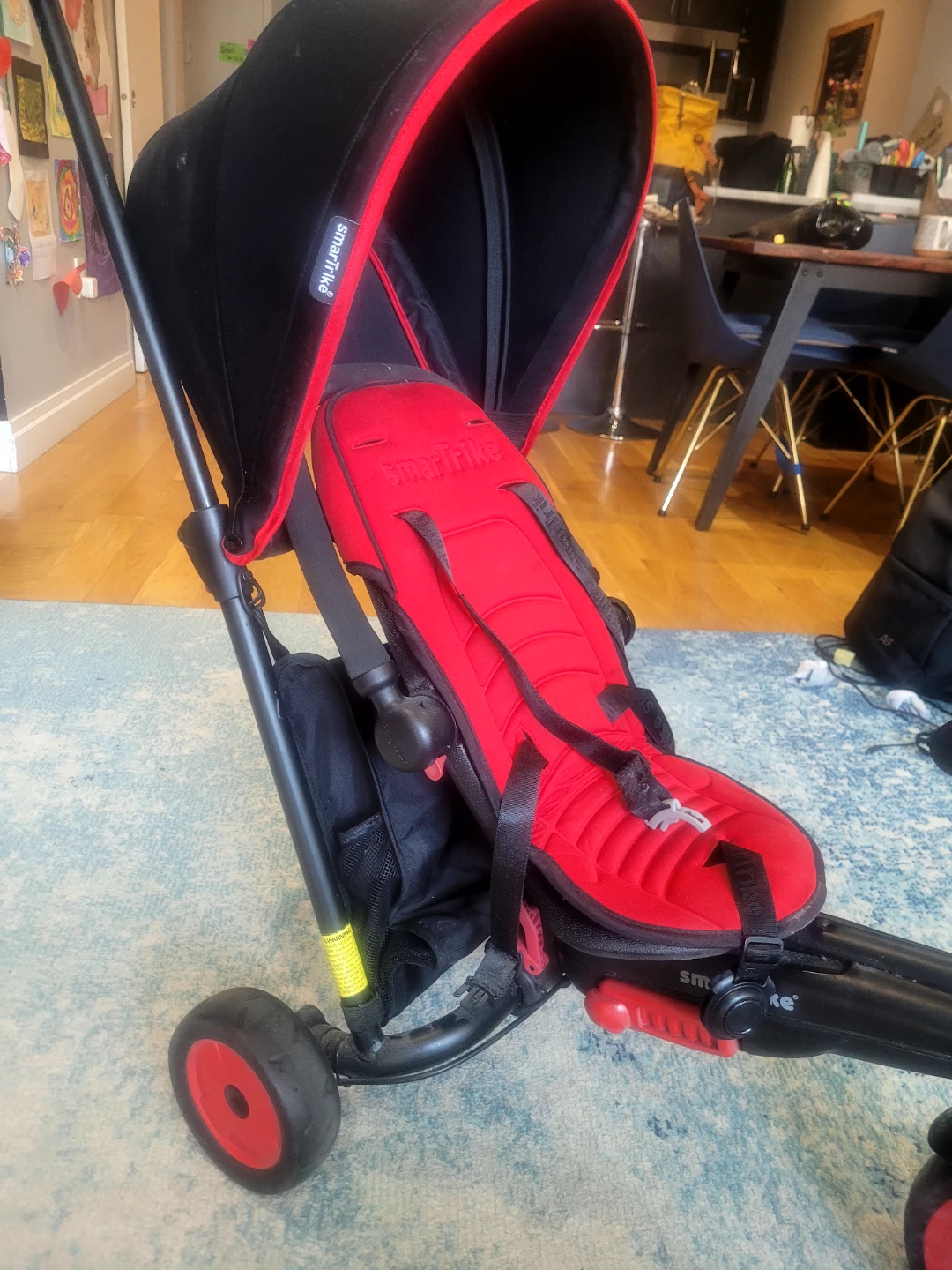 Smartrike STR3 Folding Baby Tricycle - Red - photo 2