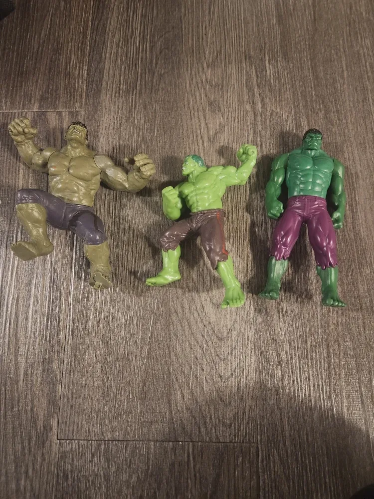 Hulk Action Figures - Set of 3