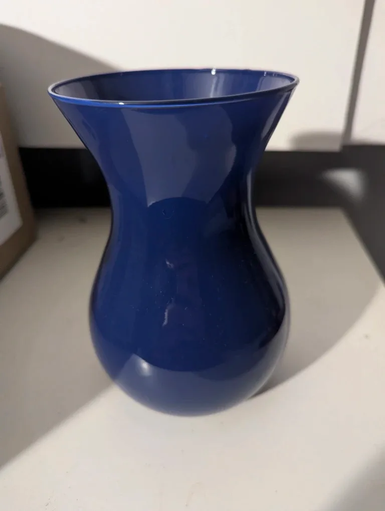 Blue Glass Vase