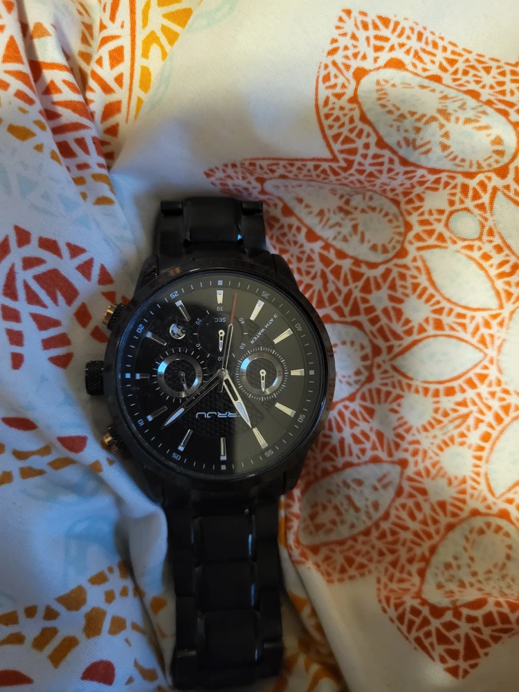 ARJU Men's Black Watch