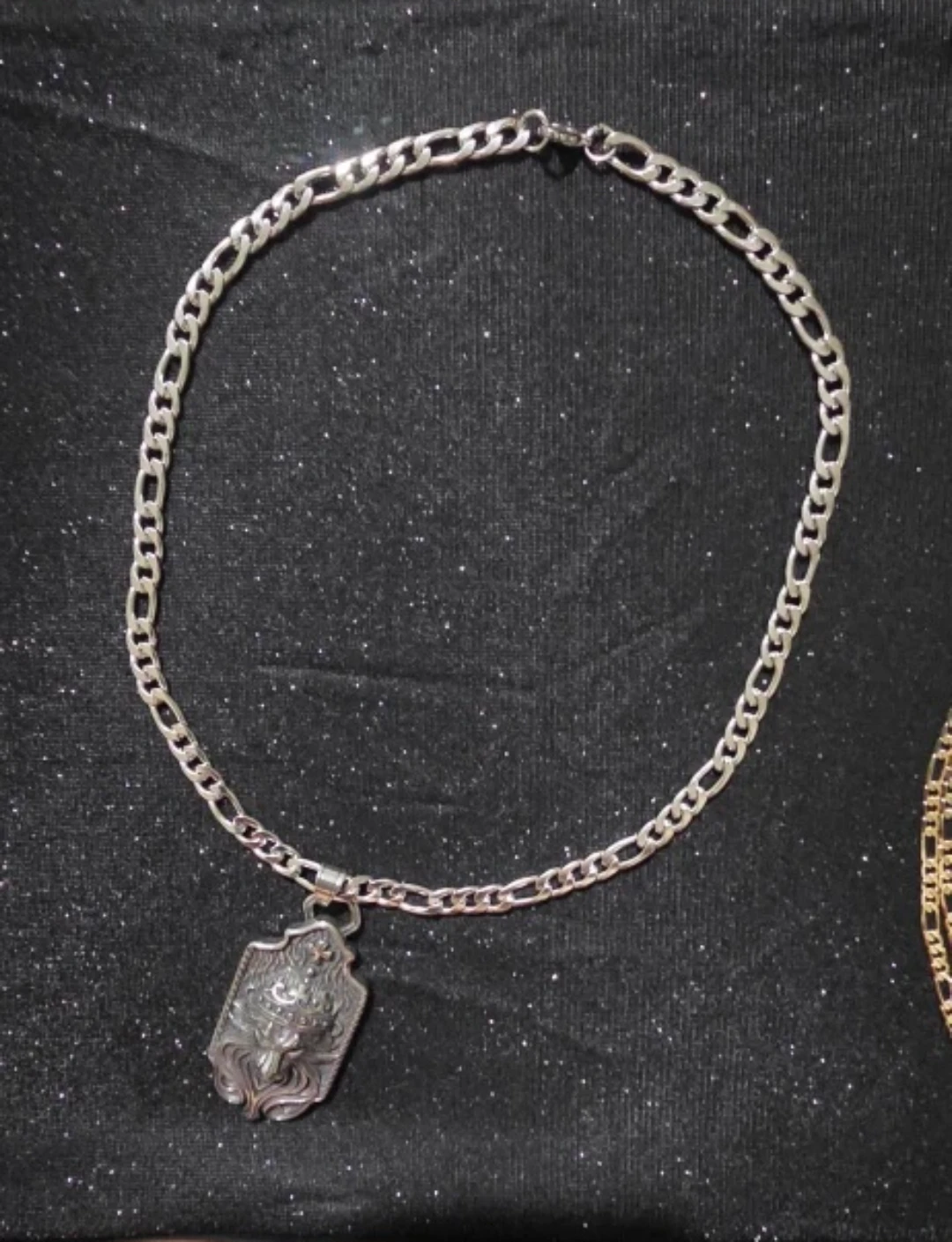 Silver Lion Pendant Necklace stainless steel - photo 2