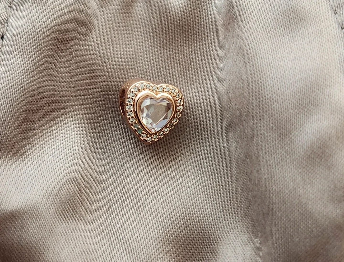 Rose Heart Charm thumbnail