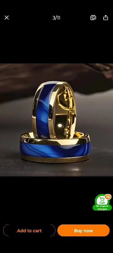 12pcs/set Fashion Rings Bohemian style image indicator(6)