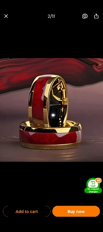 12pcs/set Fashion Rings Bohemian style image indicator(7)