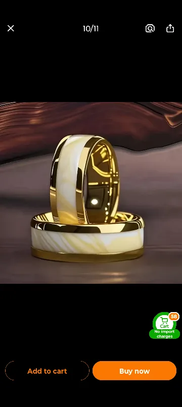 12pcs/set Fashion Rings Bohemian style image indicator(10)