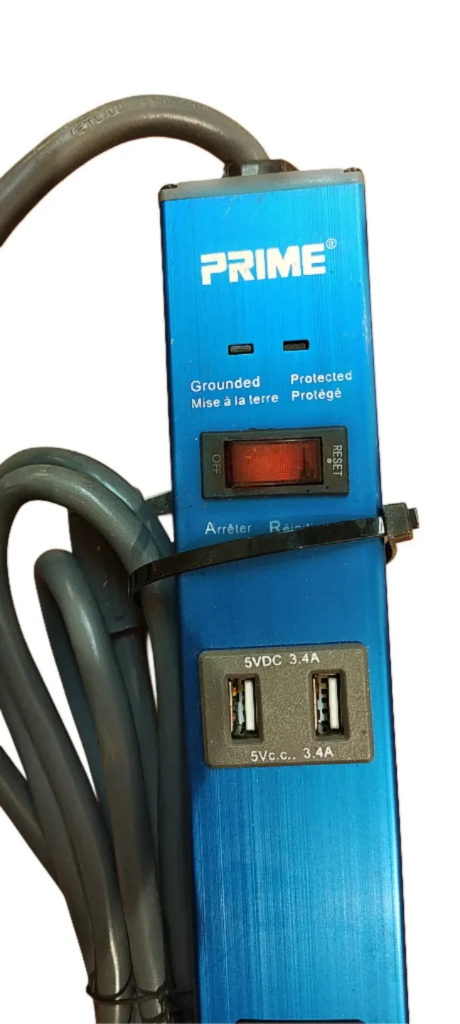 PRIME 11 Outlet & 2 USB-A Outports Surge Protector image indicator(3)