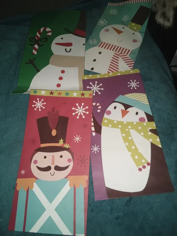 Christmas Gift Bags - Set of 4