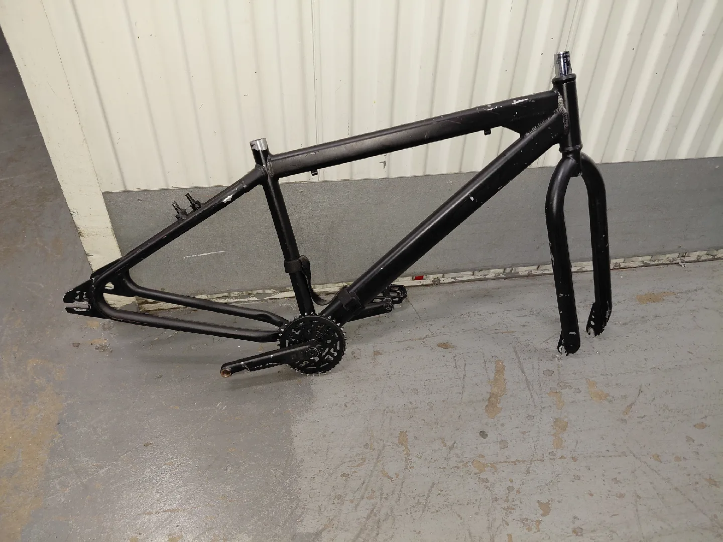Black BMX Bike Frame BIG RIPPER Large
