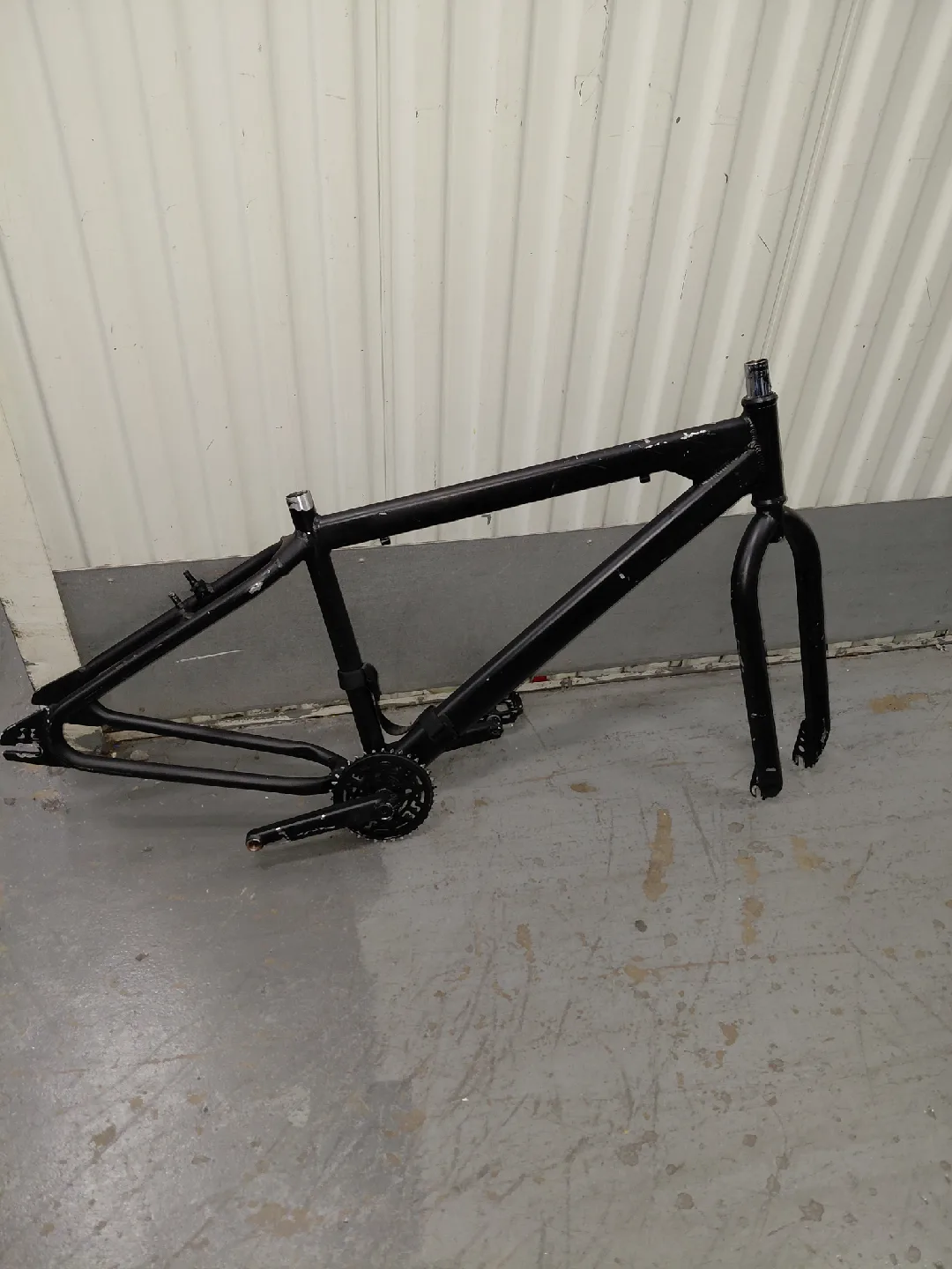 Black BMX Bike Frame BIG RIPPER Large image indicator(2)