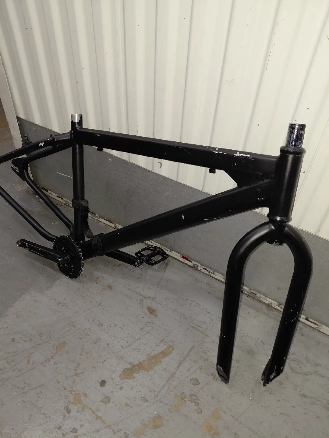 Black BMX Bike Frame BIG RIPPER Large image indicator(3)