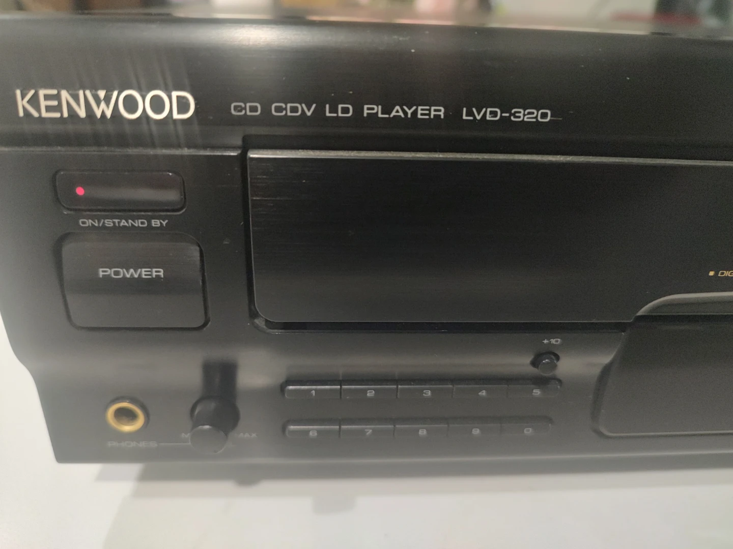 Kenwood CD CDV LD Player LVD-320 with remote