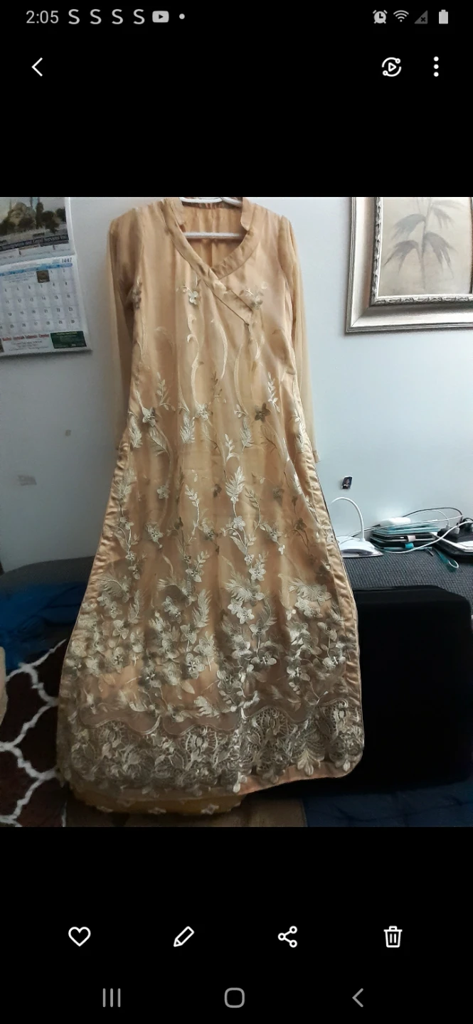 Floral Embroidered Dress L size - photo 3