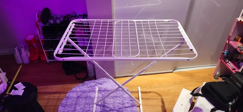 White Clothes Drying Rack image indicator(3)