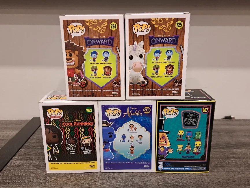 🫆 Disney 🫆 Cool Runnings | Aladdin | Nightmare | Onward | Funko image indicator(2)