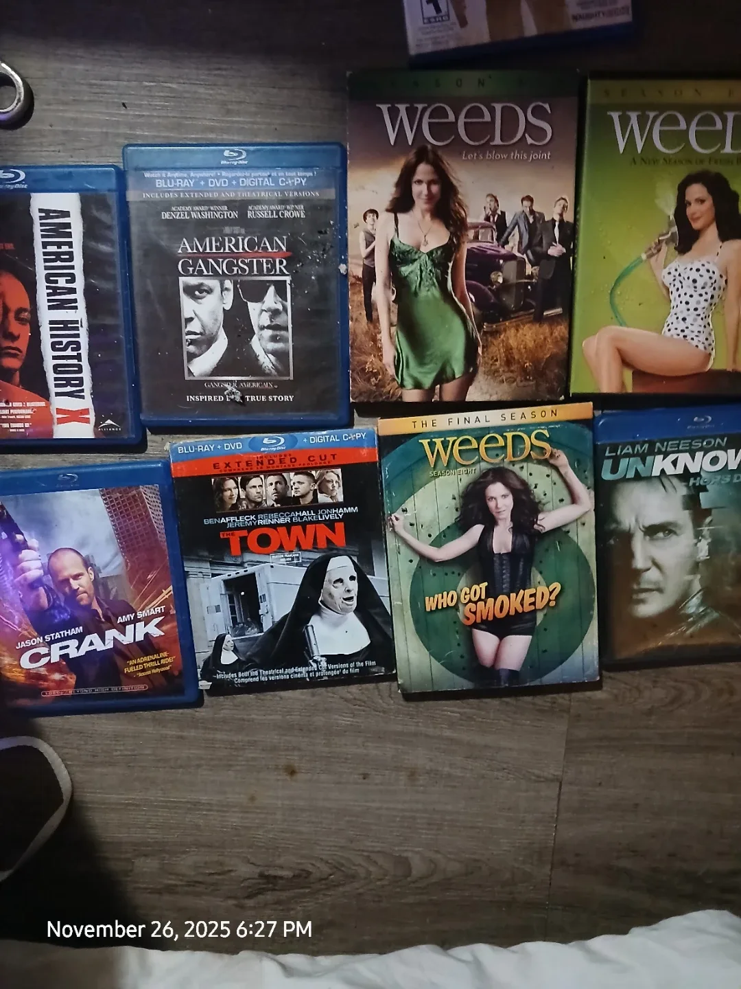 Blu-ray Movie Collection: American Gangster, Weeds, Crank