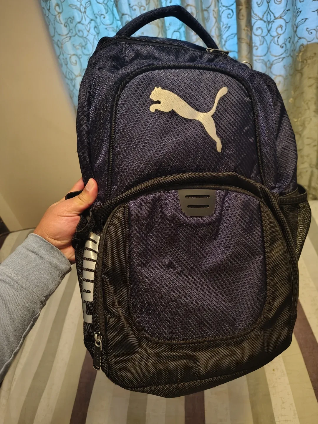 Puma Backpack - Navy Blue and Black