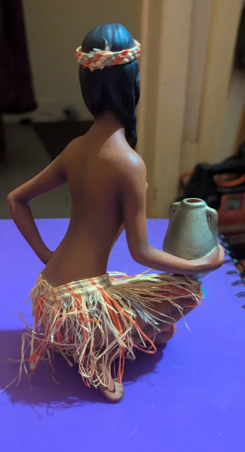 Vintage Western Germany Hula Girl Figurine image indicator(2)