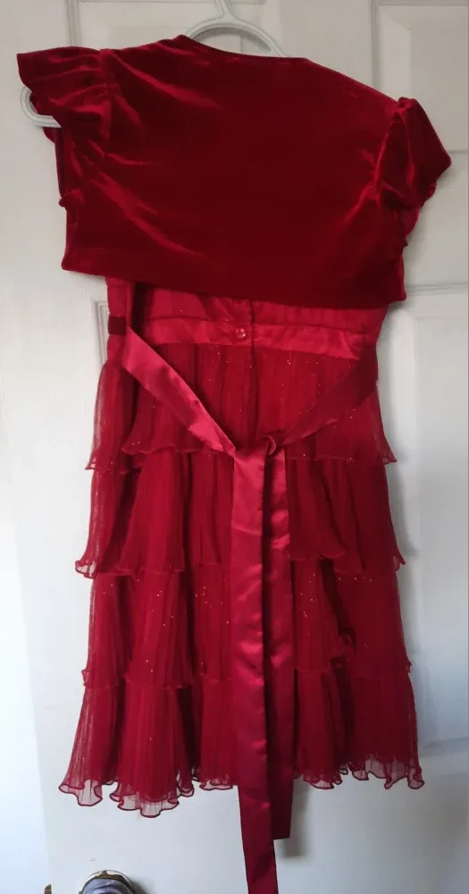 Jona Michelle Red Dress & Bolero - Size 10 image indicator(2)