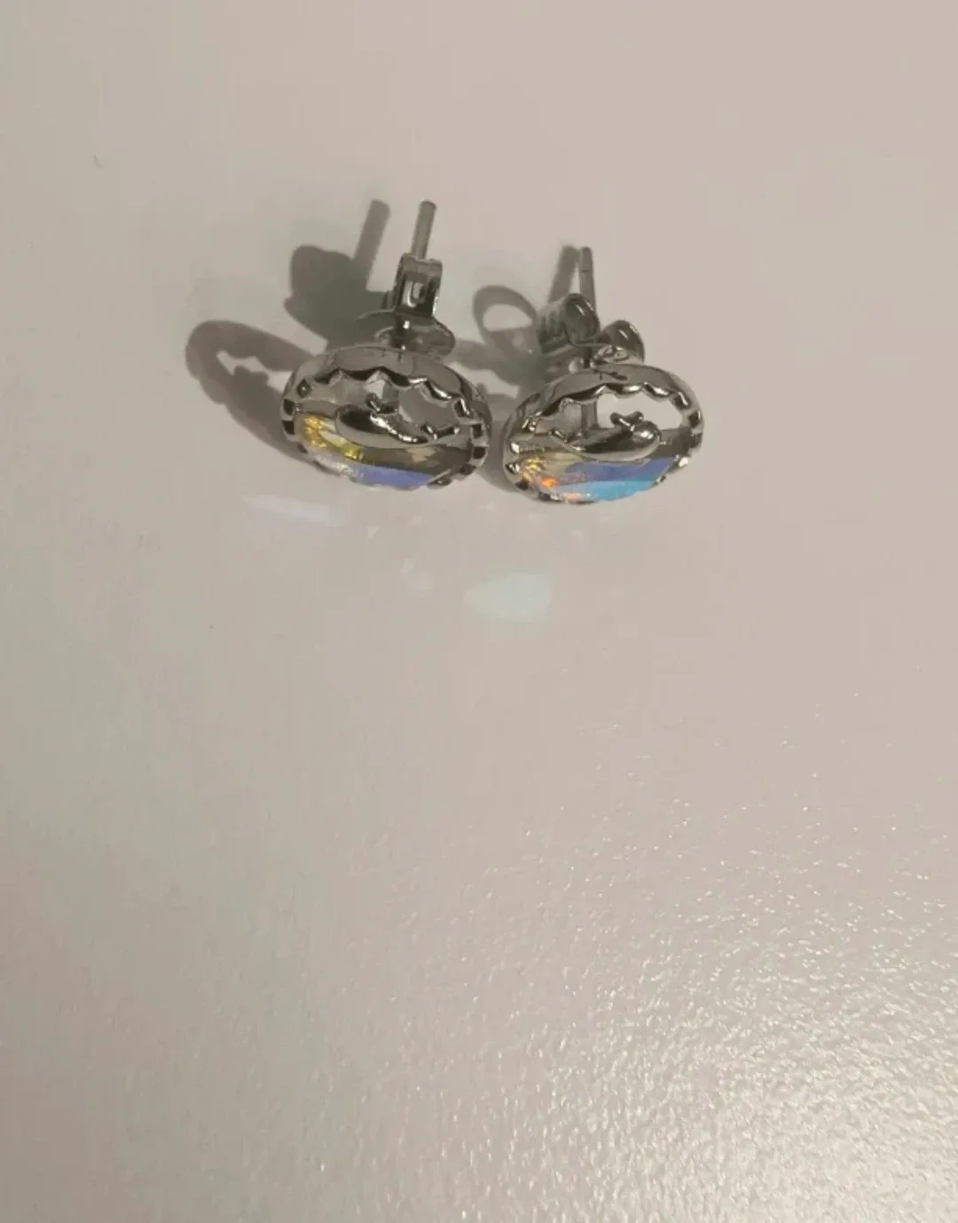 925 Silver Whale Design Earrings/ Studs image indicator(2)