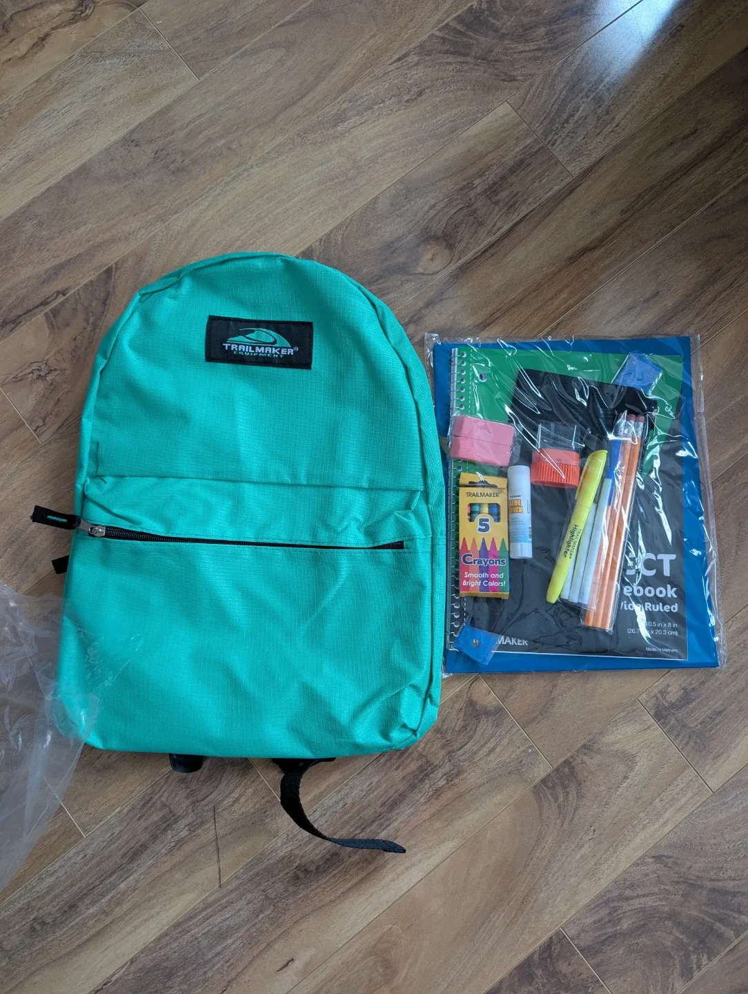 Trailmaker Backpack with School Supplies - New