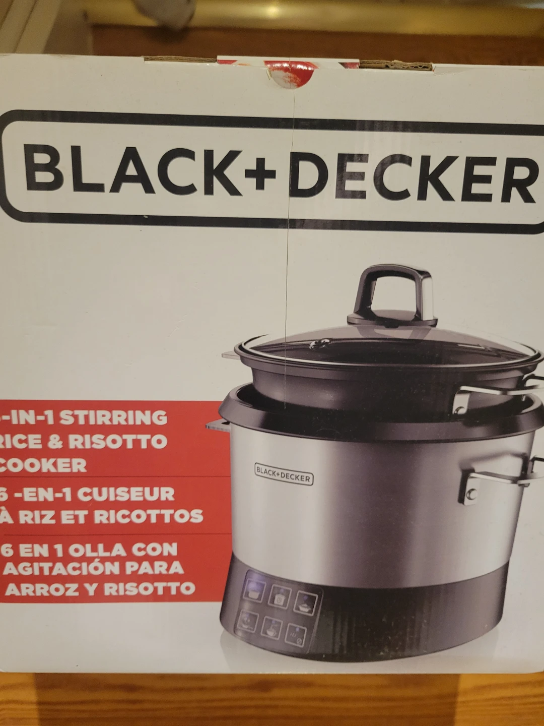 Black+Decker 6-in-1 Rice & Risotto Cooker