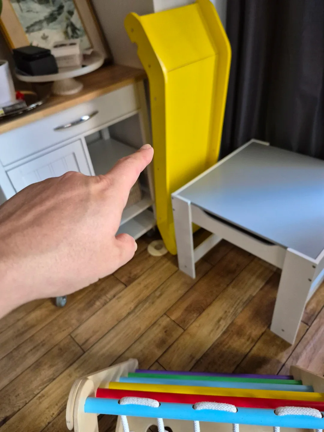 Kids Climbing Triangle + Attachable Slide image indicator(3)