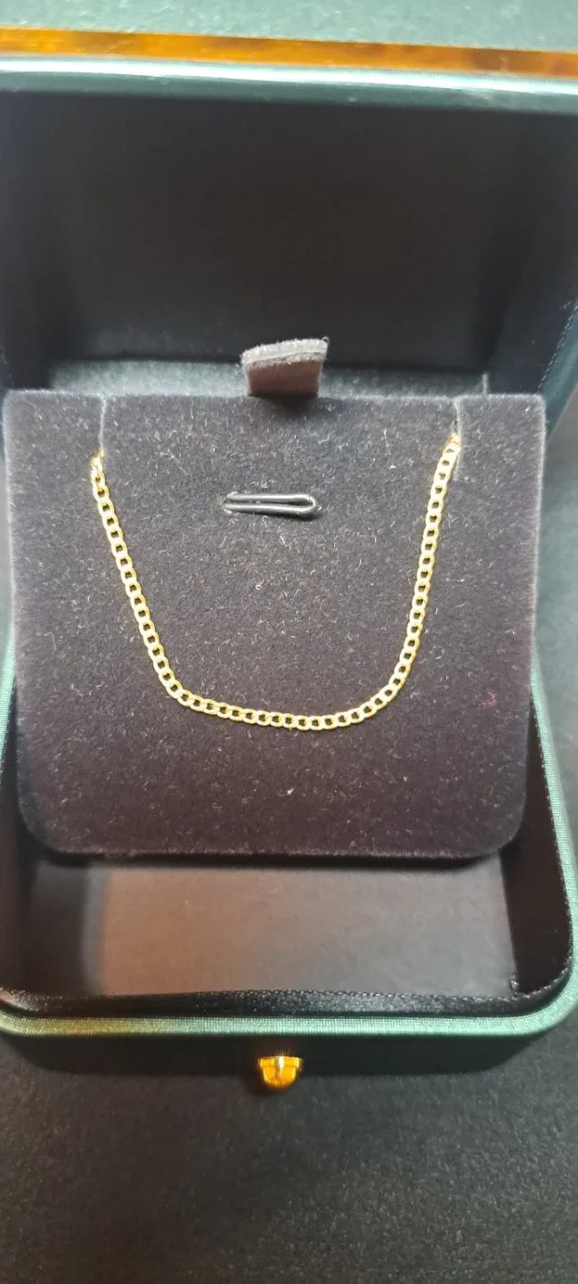 10KT Gold  Miami Cuban necklace 18" 2mm image indicator(3)