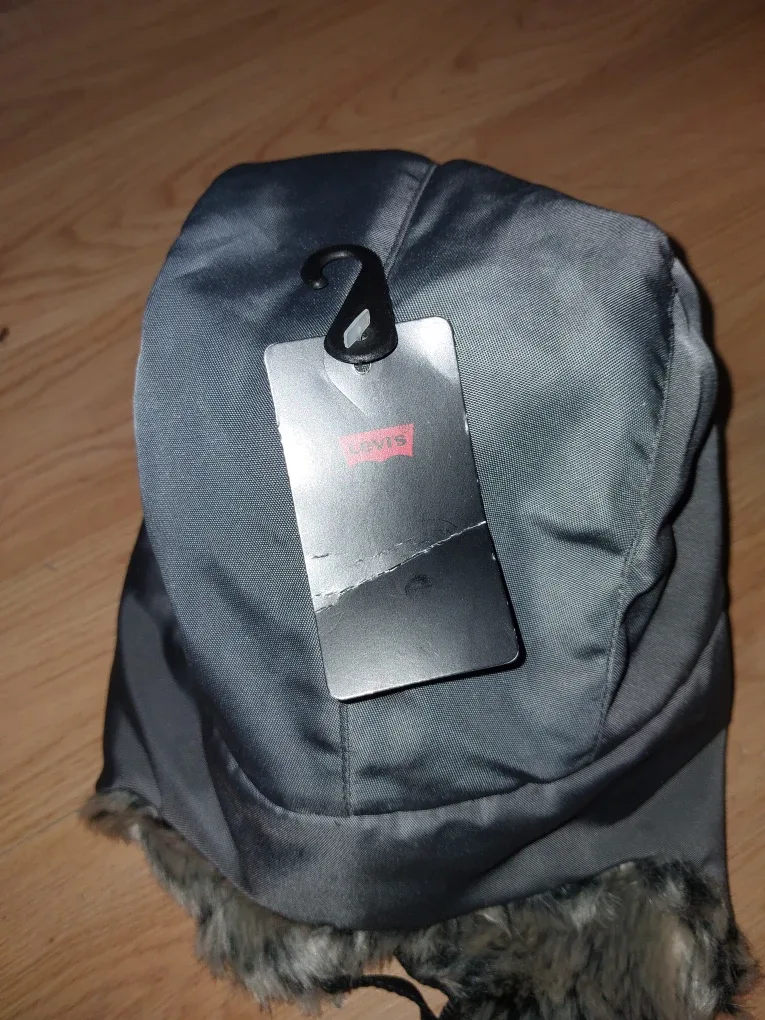 New Levi's Trapper Hat - Charcoal, S/M image indicator(3)