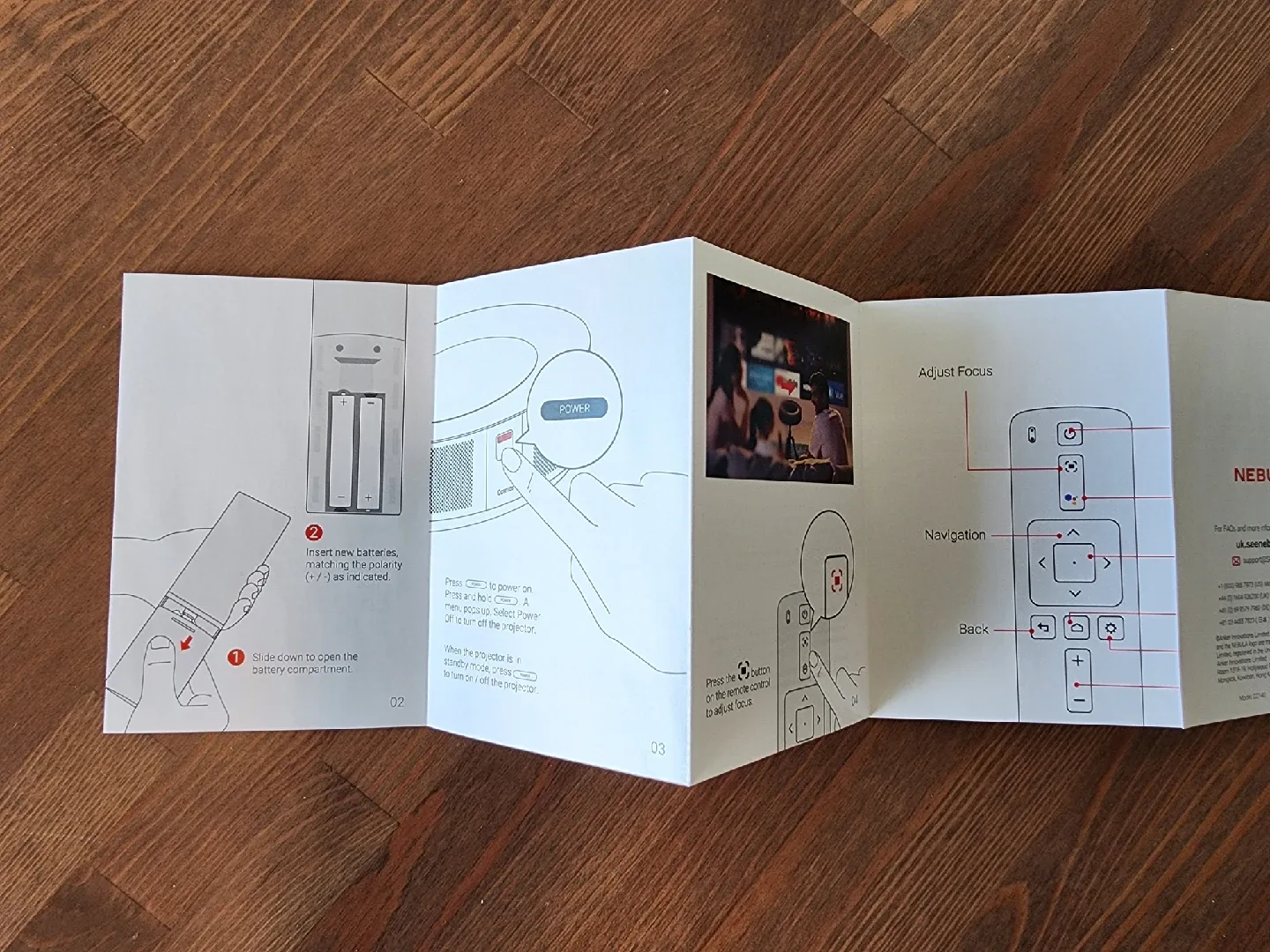Anker Nebula Cosmos Full HD, Android TV Projector image indicator(7)