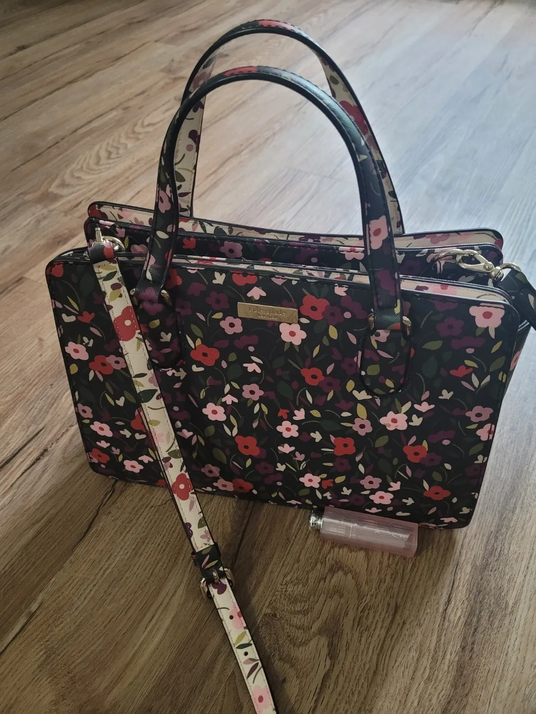 Kate Spade Floral Satchel Handbag image indicator(8)
