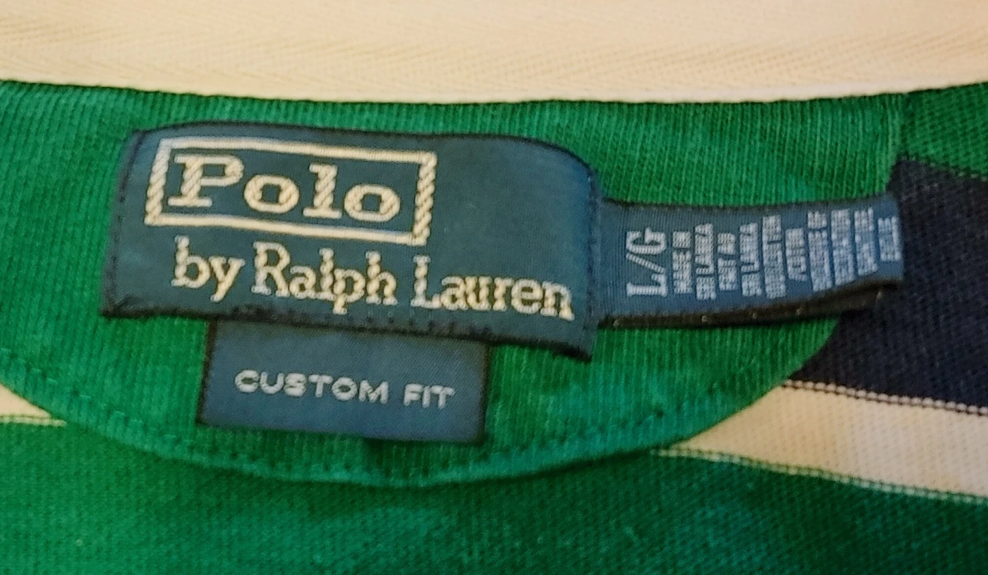 Polo by Ralph Lauren Custom Fit Rugby Shirt - L - photo 4