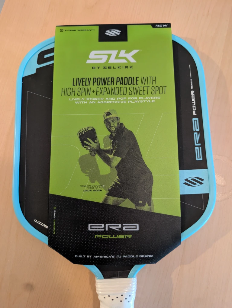 New SLK Era Widebody Cyan Pickleball Paddle - BRAND NEW!