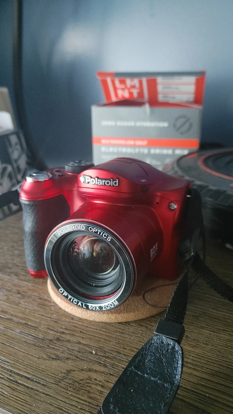 Polaroid iS626 Red Digital Camera - 60x Zoom