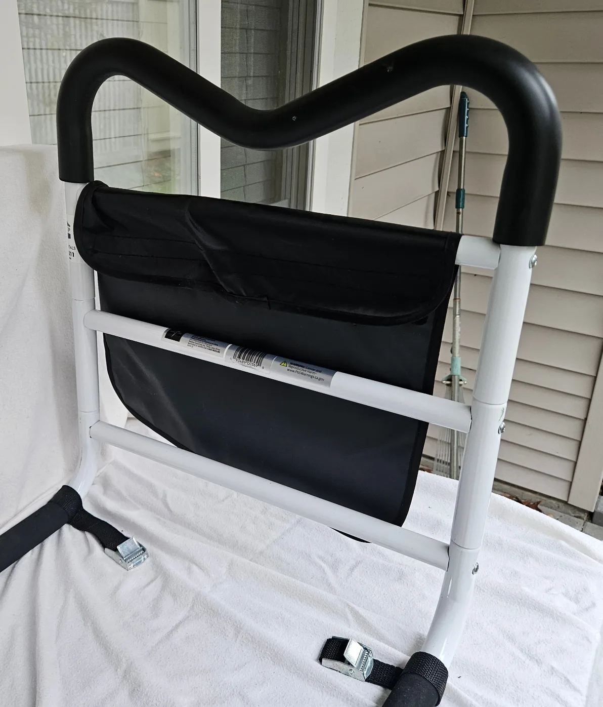 New Medline Bed Assist Bar with Storage Pocket image indicator(2)