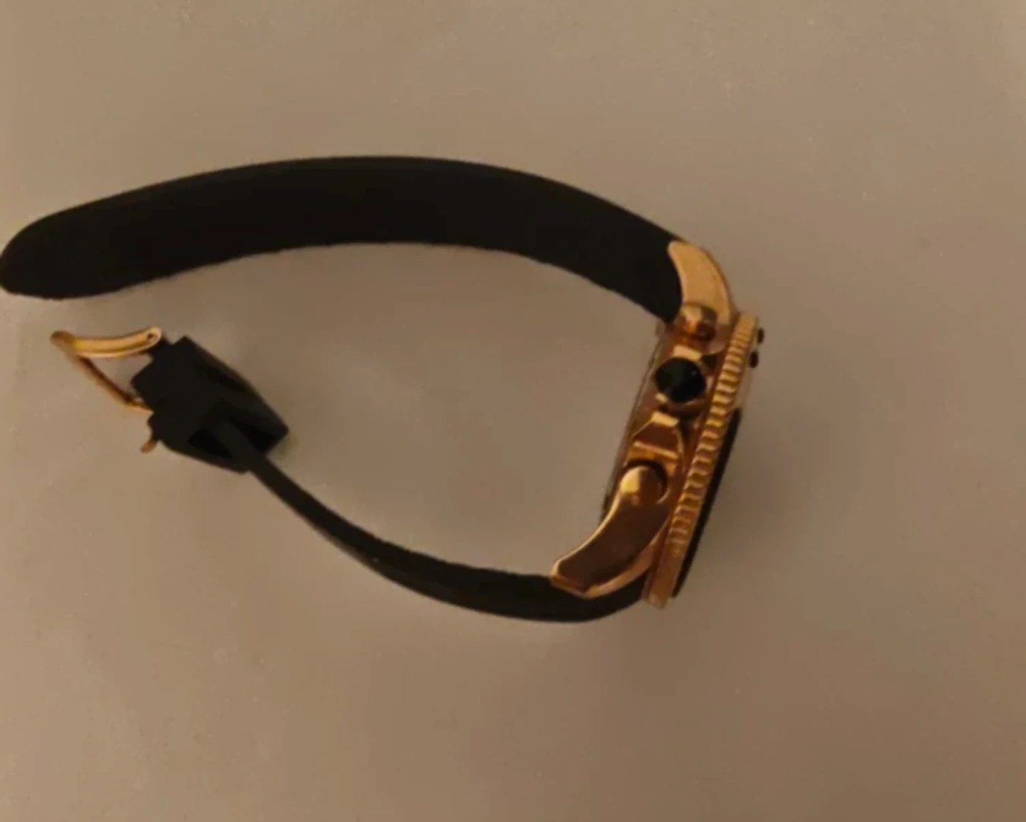 Folli Follie Gold Watch with Black Band - photo 3