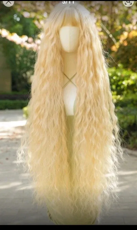 Blonde Wig - 28 Inch image indicator(4)