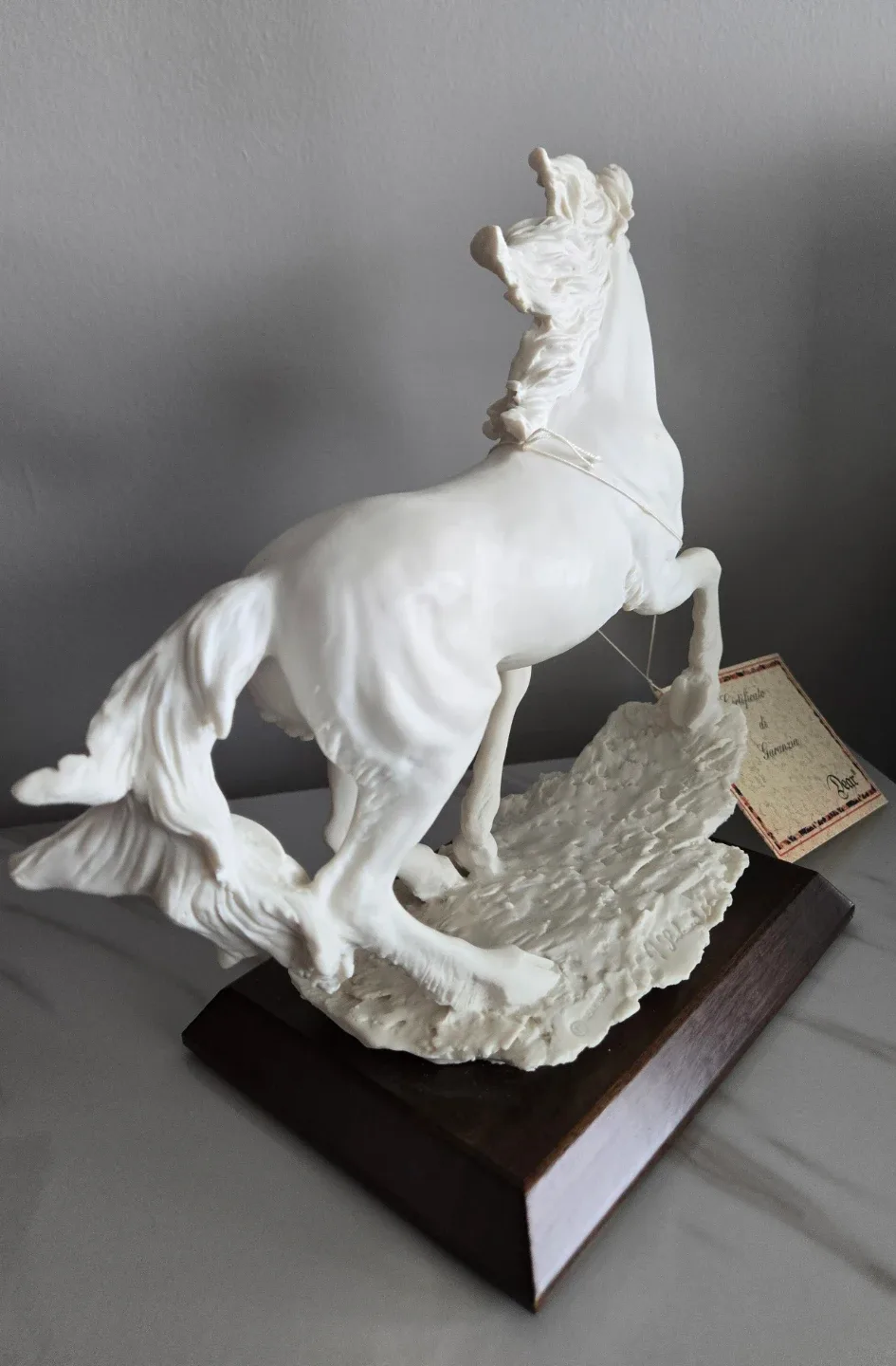 Vintage A Balcari Signed Enchanting Unicorn Sculpture image indicator(5)