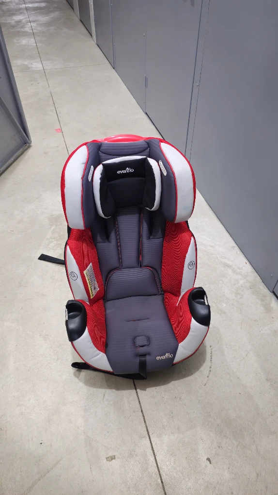 Evenflo Symphony Car Seat - Red & Grey
