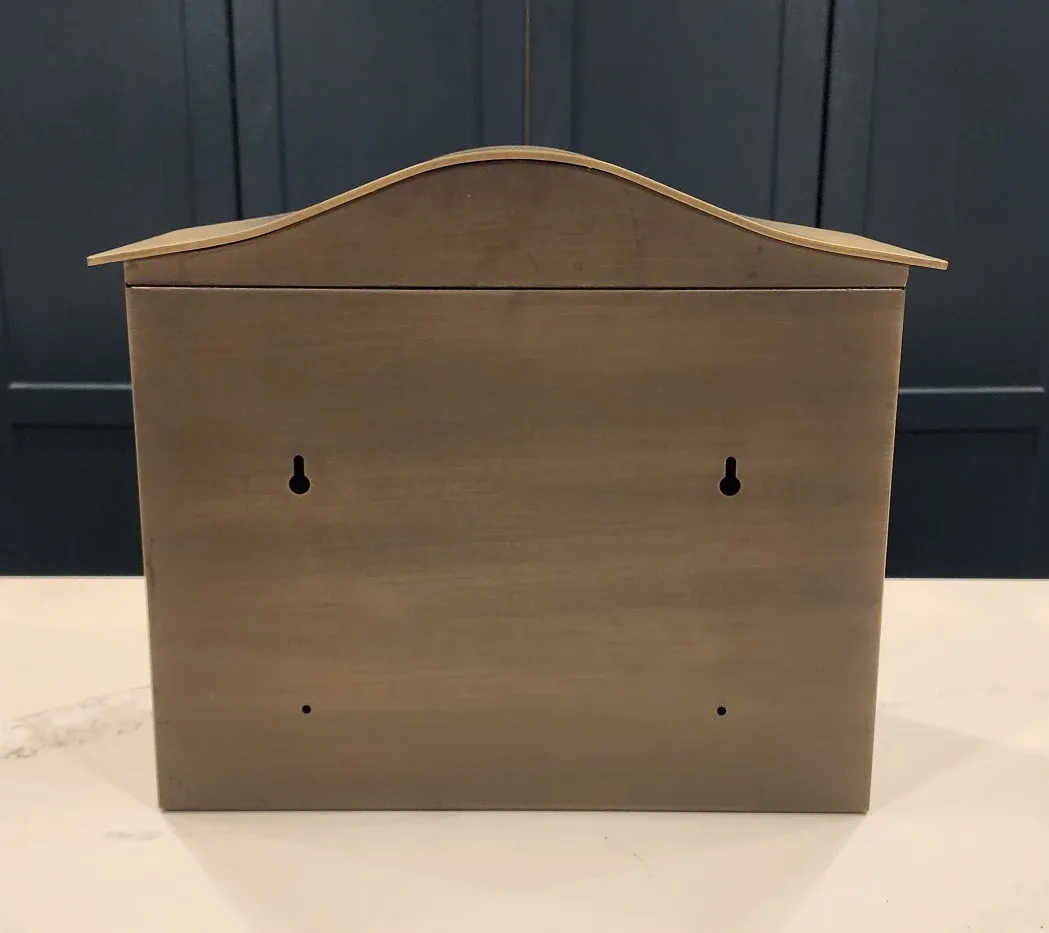 Architectural Mailbox, Locking, Wall Mount, Antique Copper image indicator(7)