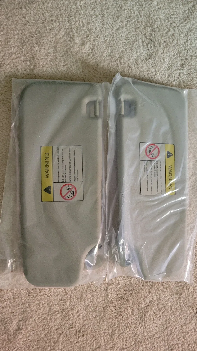 New 2-Piece Car Sun Visor for Aveo 2011-2016 image indicator(2)