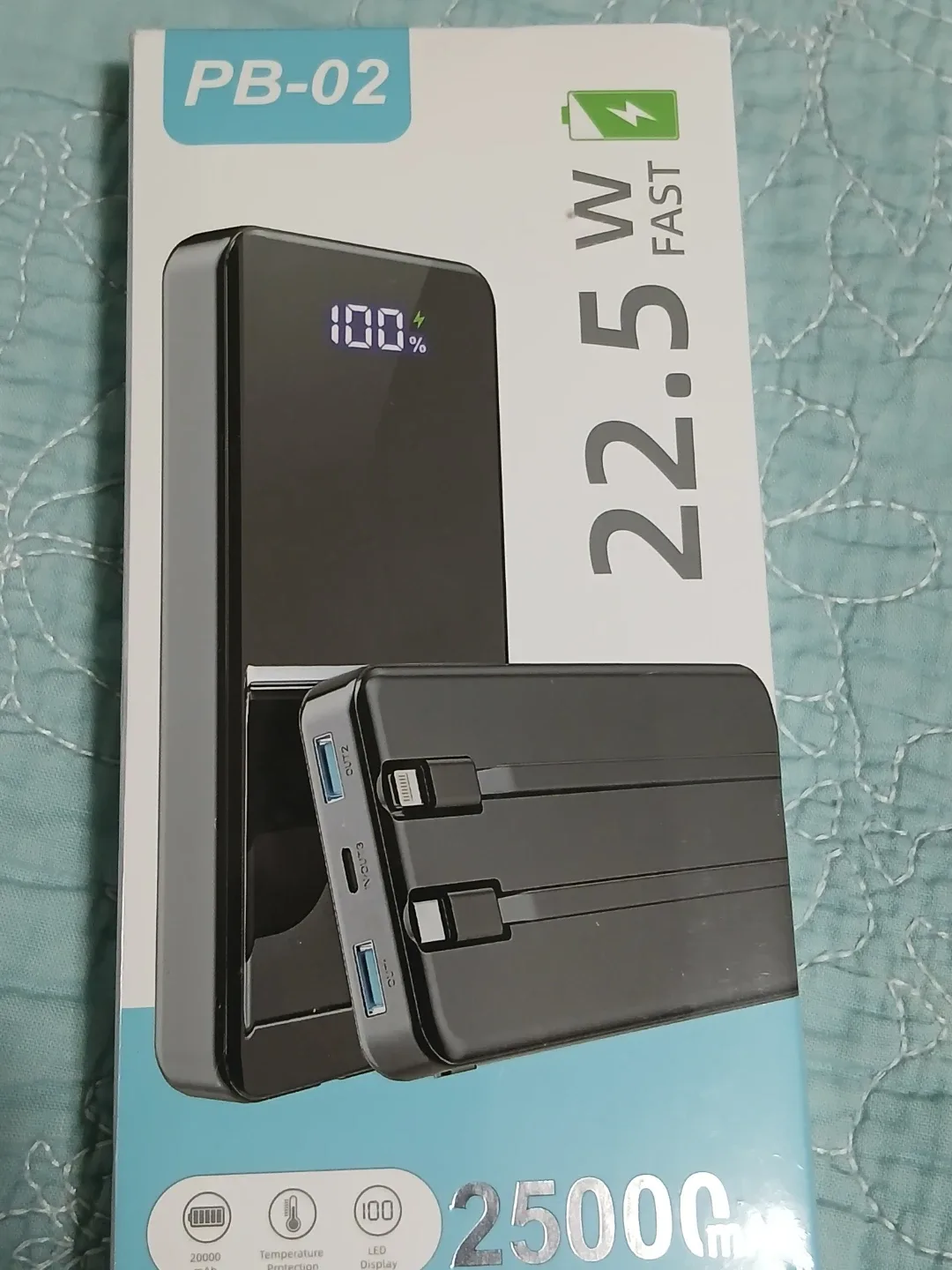 New Power Bank Portable Charger 25000mAh, 22.5W Fast Charging, image indicator(6)