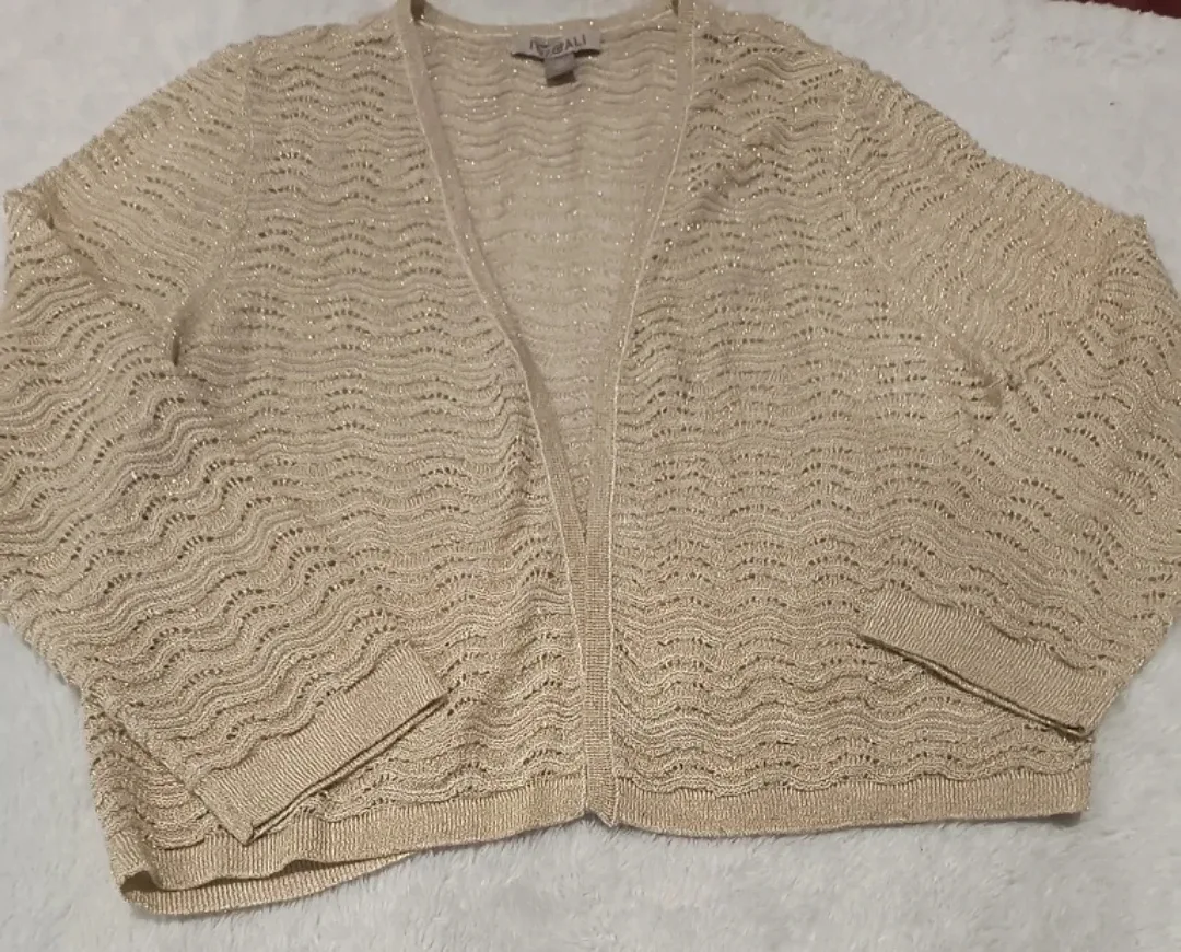 Roz & Ali Cardigan - Size M 3/4 sleeve image indicator(4)