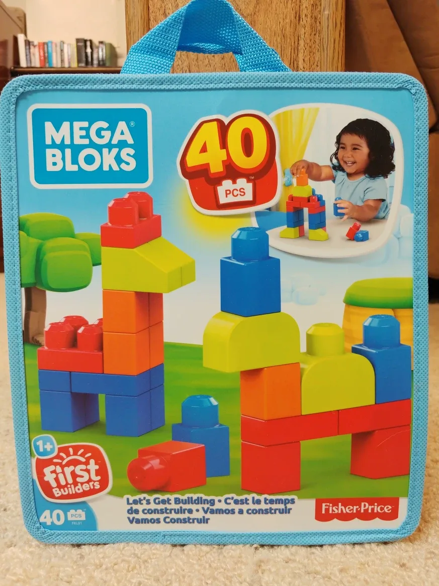 Mega Bloks First Builders 40-Piece Set - New