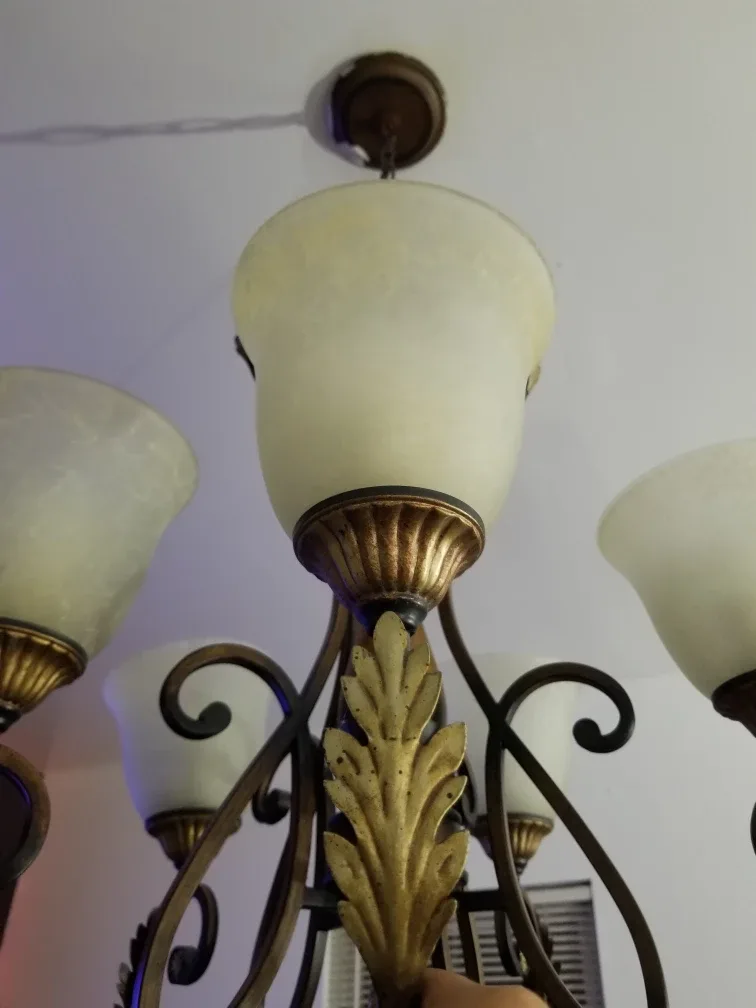 Chandelier - 5 Light Bronze Finish image indicator(3)