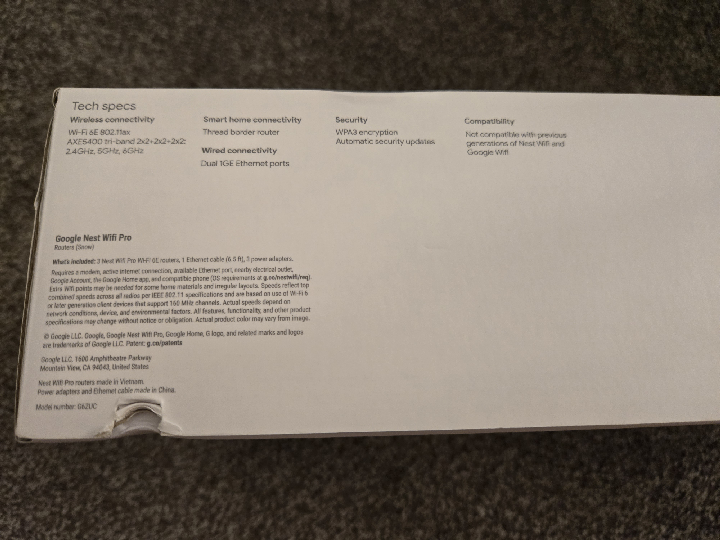 Google Nest Wifi Pro - 3 pack - photo 3