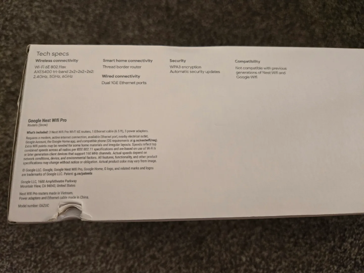 Google Nest Wifi Pro - 3 pack image indicator(3)