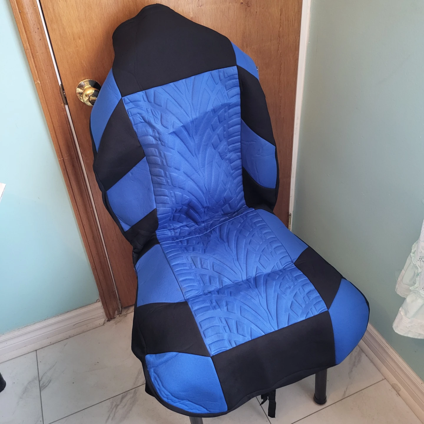 Blue & Black SUV Van Seat Covers
