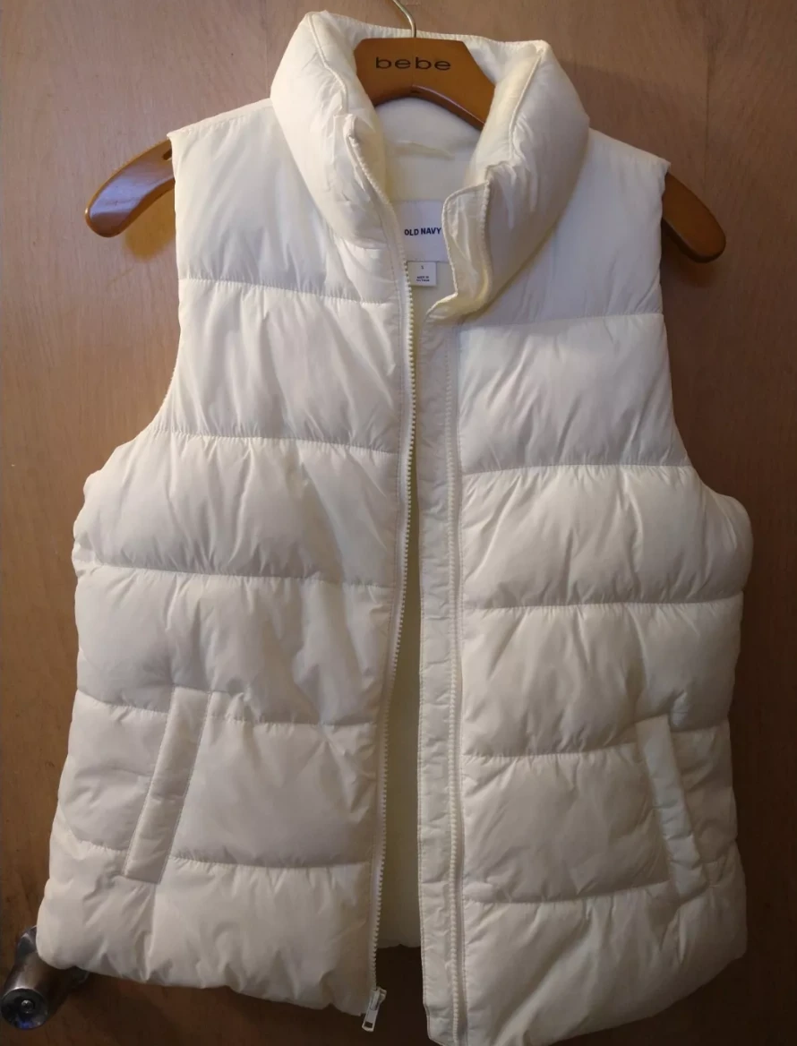 2 for 1 OLD NAVY SMALL WHITE VEST SIZE 8 WALNUT HIGH RISE BOOTS - photo 4
